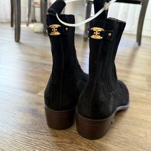 Sam Edelman Black Suede Ankle Booties